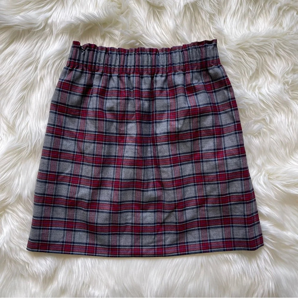 J.Crew Wool Blend Sidewalk Skirt in Plaid - Picture 5 of 5